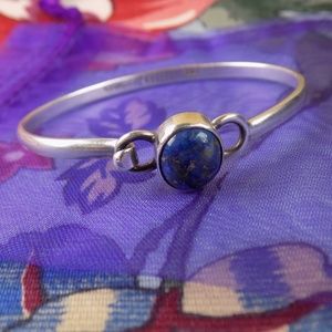 Audace Sterling 925 Lapis Stone Bracelet - image 1